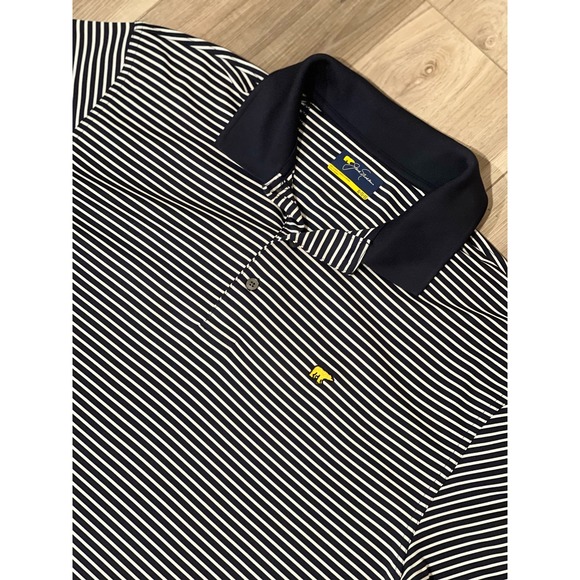 Jack Nicklaus Navy and White Golf Shirt XL #370-O - Picture 2 of 5